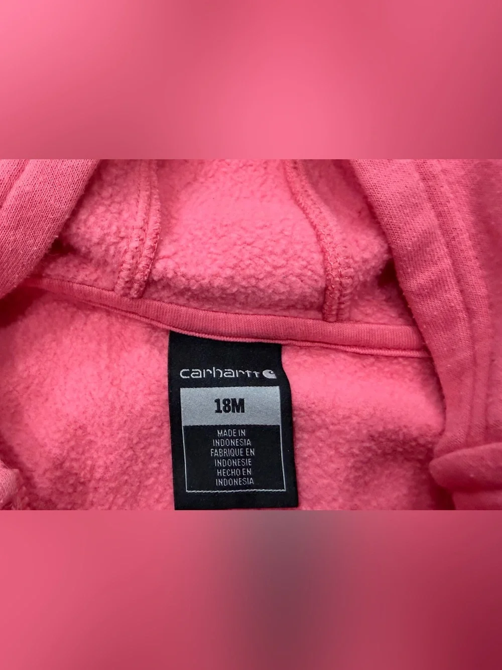 Carhartt girls pink